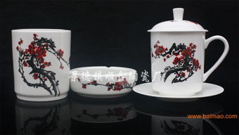 景德鎮禮品陶瓷水杯三件套定制廠家 優質工藝與價格指南